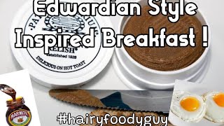 Edwardian English Inspired Breakfast Egg Toast Anchovy Paste and Marmite Get in my Belly Mukbang [upl. by Christin220]