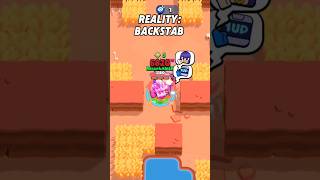 TEAMING VS BACKSTAB 🫣🥵 brawlstars brawlstarsfunny brawlstarsshorts shorts viralshorts [upl. by Nauqahs]