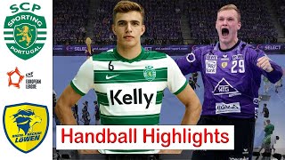 Sporting CP Vs RheinNeckar Löwen handball Highlights  Quarterfinals  EHF European League 2024 [upl. by Ennayoj]