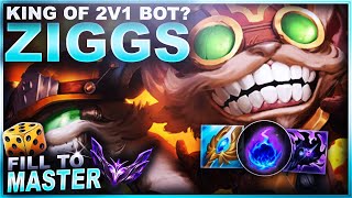 ZIGGS IS THE KING OF 2V1 BOT LANE  Fill to Master  League of Legends [upl. by Netfa776]