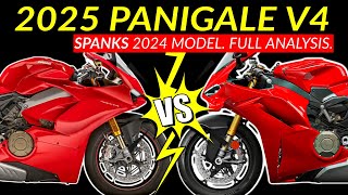 2025 Ducati Panigale V4 vs 2024 Panigale  Which is Better  Full Analysis [upl. by Nnyrb]