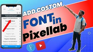 pixellab me font kaise add kare  how to add font in pixellabpixellabfontkaiseaddpradipinfotech [upl. by Allen]