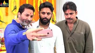 Pawan Kalyan Trivikram amp Nithiin Movie Opening  Latest Telugu Movies  Sri Balaji Video [upl. by Carnay]