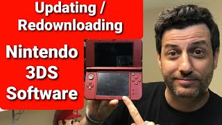 How to Update  Redownload Nintendo 3DS Software [upl. by Yeliw]