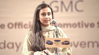 FAREEHA NAQVIDUBAI MUSHAIRA  DUBAI 2023 [upl. by Eenerb914]