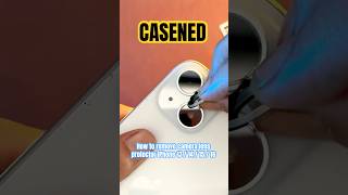 How to remove camera lens protector iPhone 13141516 casened cameralensprotector [upl. by Gosselin]