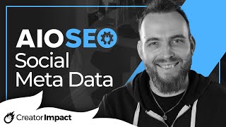 Add Social Meta Data to WordPress with All in One SEO Facebook Twitter amp Pinterest [upl. by Anihpesoj]