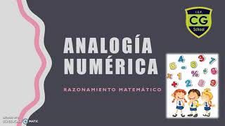 ANALOGÍA NUMÉRICA  2DO GRADO DE PRIMARIA [upl. by Nylarac]