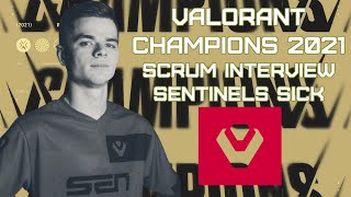 SEN SicK on series against FURIA tech pauses the rest of Group B  Valorant Champions 2021 [upl. by Eitsirk]