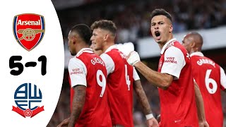 Arsenal vs Bolton 51 Highlights amp All Goals 2024 HD [upl. by Sparkie]