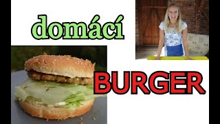 DOMÁCÍ HAMBURGER  NÁŠ SKVĚLÝ RECEPT NA CUKETOVOMASOVÉ BURGERY [upl. by Erodroeht136]