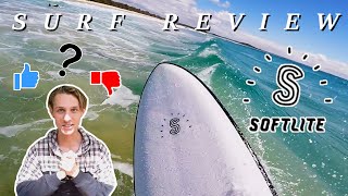 SOFTLITE Soft Top Surfboard Review  Unboxing Setup Test amp Review [upl. by Ardelle]