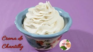 COMO HACER CHANTILLY CASERO CON 2 INGREDIENTES [upl. by Oberheim]