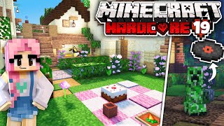 CASTLE Decor amp Music Collecting 💖  Minecraft 118 Let’s Play Hardcore  Ep 19 [upl. by Mashe181]