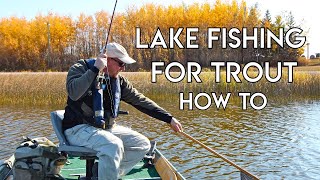 Lake Fishing for Trout  Stillwater Basics [upl. by Gnehc]