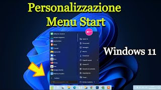 Come Personalizzare il Menu Start la Barra delle Applicazioni e anche Esplora file di Windows 11 [upl. by Buckler]