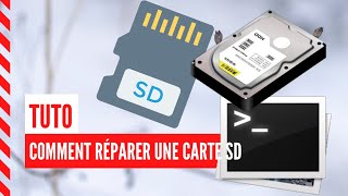 Tuto  Comment réparer une Carte SD  clé USB Disque dur endommagés sans installation [upl. by Broeder]