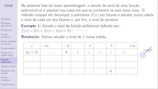 Matemática 10  Funções reais de variável real  Aula 14 Função polinomial [upl. by Kotta]