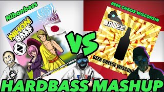 Alan Aztec  Nihonbass VS BEER CHEESE WISCONSIN HARDBASS MASHUP 60FPS [upl. by Zorah99]