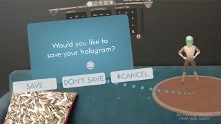Microsoft HoloLens 3 HoloStudio UI and Interaction Design Learnings [upl. by Nimesh803]