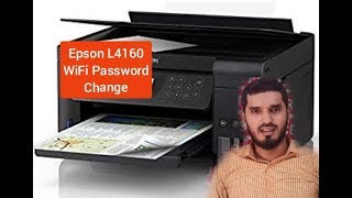 How To Change Wifi Password In Epson L4160 Printer ll [upl. by Analli899]