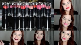 Wet N Wild Megalast Lip Color Swatches [upl. by Elleyoj166]