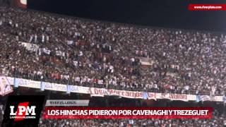 Los hinchas pidieron por Cavenaghi y Trezeguet  River vs Lanús  Copa Sudamericana 2013 [upl. by Llehsem305]