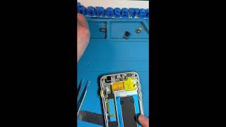 Samsung S7 Edge Lcd Replacement with frame [upl. by Franciska336]