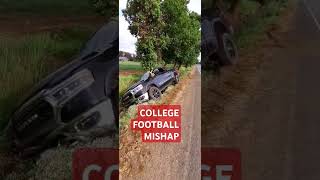 COLLEGE FOOTBALL MISHAP college football dodge pickup [upl. by Lachlan]