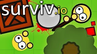 UN BATTLE ROYALE GRATUIT INCROYABLE   Survivio [upl. by Lyrac]