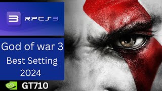 God of War 3 Setting with RPCS3  LowEnd  PC [upl. by Horlacher]