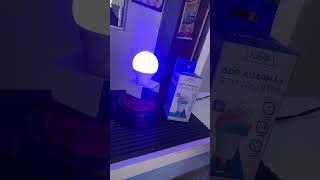 Lampada RGB para automatizar seu ambiente lampadainteligente [upl. by Izaak]