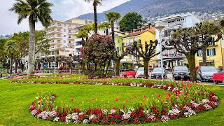 🌷 Spring in Switzerland Locarno 4K  One of the Most Beautiful Swiss Towns in Spring  Travel Vlog [upl. by Ahseihs]