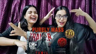 LEO  official Trailer Reaction  Thalapathy Vijay  Lokesh Kanagaraj  Anirudh Ravichander [upl. by Ellinad]