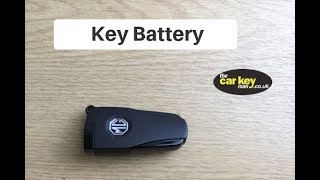 MG New Style Key Key Battery HOW TO change [upl. by Arihsaj]