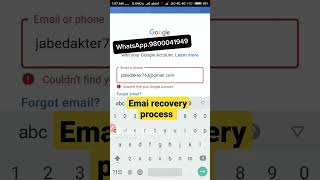 Gmail recovery problem 😭 contact now whatsapp9800041949 [upl. by Sefton892]