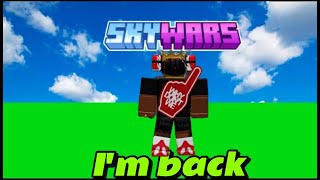 Roblox SkyWars gameplay pt 3 im back [upl. by Airamesor707]