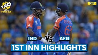 IND Vs AFG Highlights 1st Innings Afghanistan Need 182 Runs Against India I T20 WC 2024 [upl. by Aia]