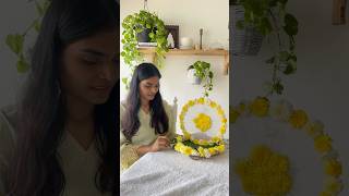 DIY PasupuHaldi platter haldiceremony haldidecor weddingdecor haldiplatter [upl. by Debera]