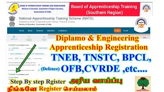 diploma apprentice registration NATS boat apprentice wwwboatsrpcom TNSTC apprentice 2021 mhrdnats [upl. by Aicak]