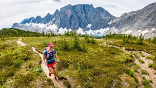 Running the Most Beautiful Trail in the Rockies  ROCKWALL TRAIL [upl. by Curry]