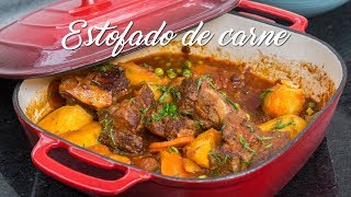 COMO PREPARAR ESTOFADO DE CARNE FACILITO  COMIDA PERUANA  RECETA DE ACOMERPE [upl. by Julina]