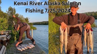 Alaska kenai River salmon fishing 7252024 [upl. by Nahsed102]