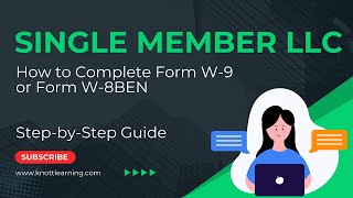 How to Complete Form W9 or Form W8BEN for a Foreign Owned Single Member LLC [upl. by Jamal]