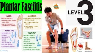 3 Major Exercises of Plantar FasciitisFoot and Ankle Pain  Level 3 [upl. by Jamel]