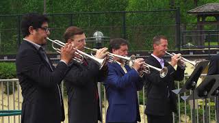 The Chicago Symphony Orchestra plays at the Kohl Kaplan Fountain at Ravinia [upl. by Drooff]