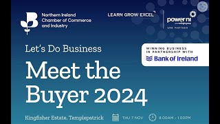 NI Chambers Meet the Buyer event 2024 [upl. by Eleira]