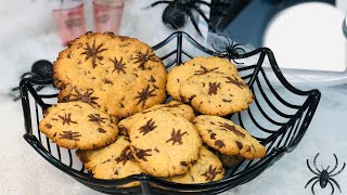 COOKIES DE ARAÑAS THERMOMIX  ESPECIAL HALLOWEEN [upl. by Annaeerb]