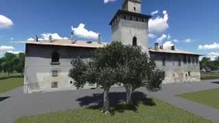 Restituzione 3D del castello Visconteo di Cusago MI [upl. by Paine]