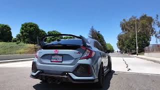 FK8 Pops amp Bangs  Civic Type R [upl. by Lainad]